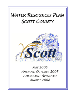 Scott County Water Resources Plan