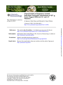 Mutators Genes Suggest Different GC and AT H Individual