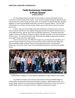 Tenth Anniversary Celebration A Photo Spread