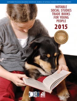 notable social studies trade books for young people