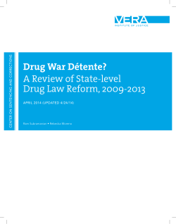 Drug War D&eacute;tente? A Review of State