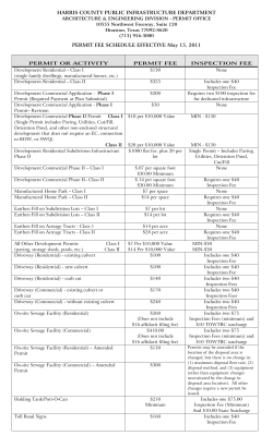 Harris County Engineering Department