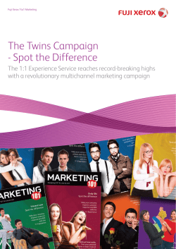 The Twins Campaign - Spot the Difference