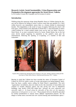 Social Sustainability, Urban Regeneration and Postmodern