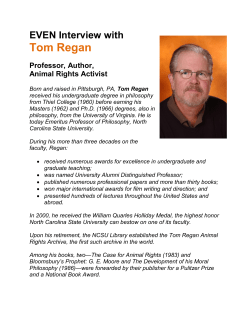 Tom Regan, PhD