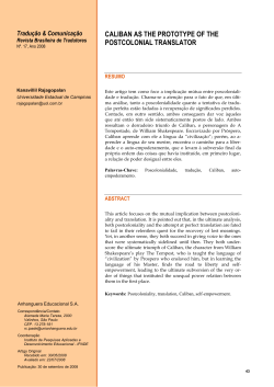Tradu&ccedil;&atilde;o e Comunica&ccedil;&atilde;o