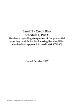 Basel II &ndash; Credit Risk Schedule 1, Part C