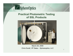 Practical Photometric Testing of SSL Products