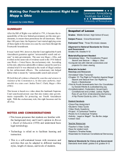 Mapp v. Ohio - Annenberg Classroom