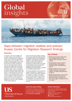 Global Insights. Migration