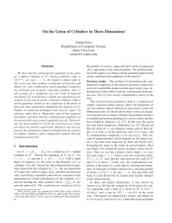 On the Union of Cylinders in Three Dimensions