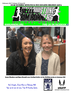 Don`t forget...Froze Noze on February 5th!