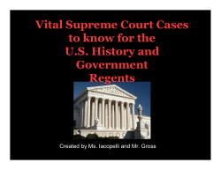 Supreme Court Cases