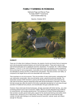 family farming in romania