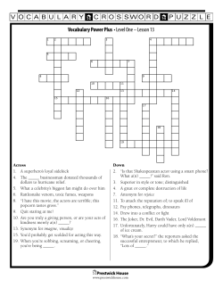 Lesson 13 - Prestwick House