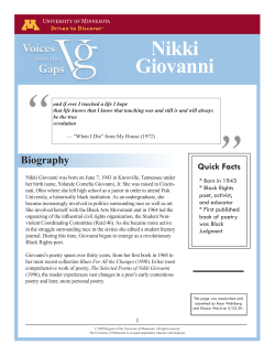 Giovanni, Nikki