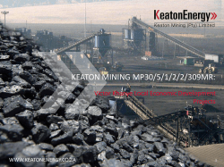 keaton mining mp30/5/1/2/2/309mr - Victor Khanye Local Municipality