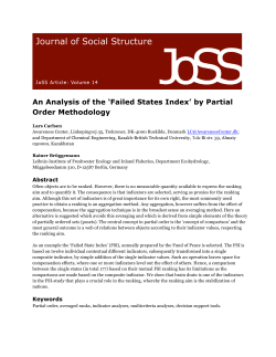 An Analysis of the `Failed States Index` by Partial Order