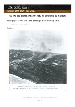 pacific 1939-1945: iwo jima why was the battle for iwo jima so