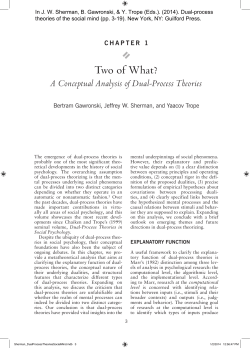 2014 - Bertram Gawronski