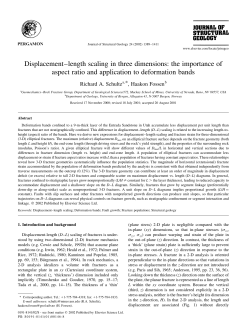 the importance of aspect ratio and application to deformation bands