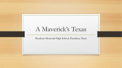 A Maverick`s Texas - Institute of Texan Cultures