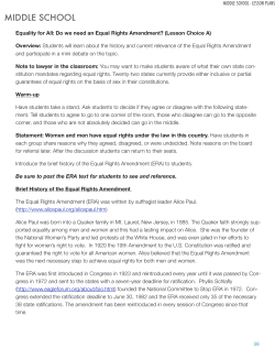 middle school - American Bar Association