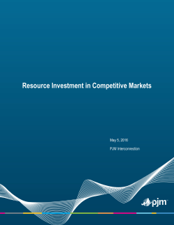 Resource Investment in Competitive Markets