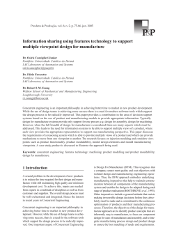 Information sharing using features technology to support