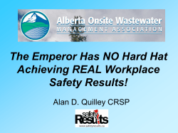 The Emperor Has NO Hard Hat Achieving REAL Workplace Safety