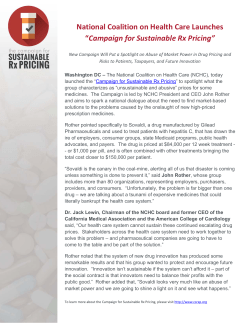 Campaign for Sustainable Rx Pricing