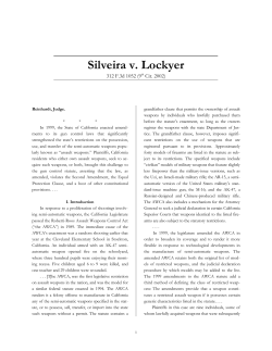 Silveira v. Lockyer