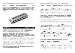 SIXTH POSITION G#m on an A Harp