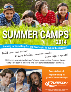 SUMMER CAMPS - STEM Forward
