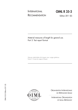 OIML R 35-3