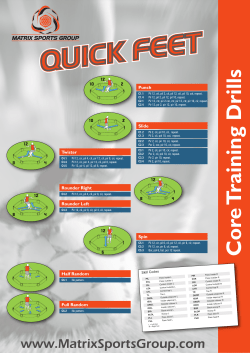 Drills Poster - Quick Feet UK