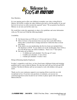 Family Welcome Packet