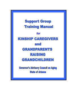 Support Group Training Manual for Kinship Caregivers and