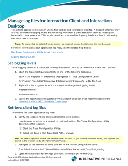 Microsoft Word Template - Interactive Intelligence