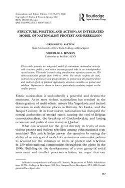 STRUCTURE, POLITICS, AND ACTION - Acsu Buffalo