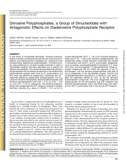 Diinosine Polyphosphates, a Group of Dinucleotides with