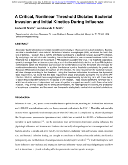 A Critical, Nonlinear Threshold Dictates Bacterial Invasion and Initial