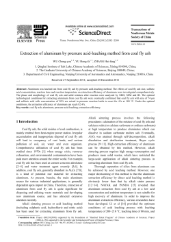 Extraction of aluminum by pressure acid