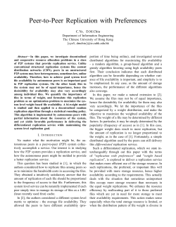 Peer-to-Peer Replication with Preferences
