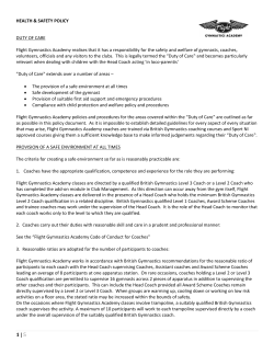 Health and Safety Policy