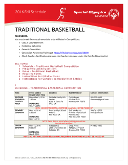 traditional basketball - Special Olympics Oklahoma