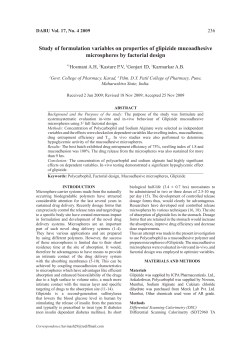 - DARU Journal of Pharmaceutical Sciences