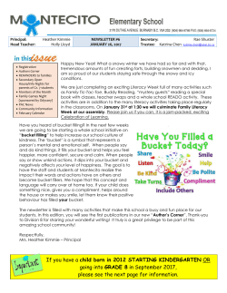 January 2017 - Montecito Elementary