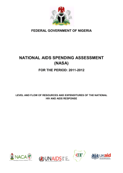 national aids spending assessment (nasa)