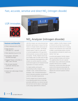 NO2 Analyzer - Los Gatos Research